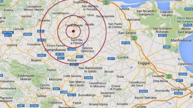 Nuova forte scossa di terremoto registrata a Montecilfone