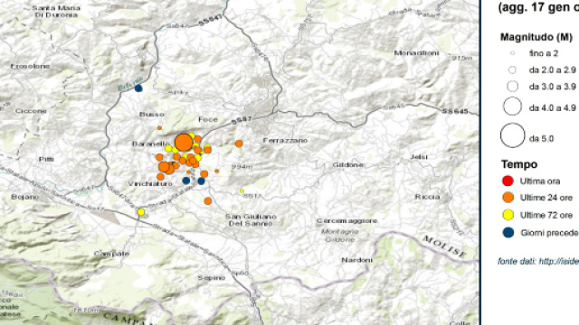 Eventi sismici in provincia di Campobasso: aggiornamento del 17 ... - wordpress.com