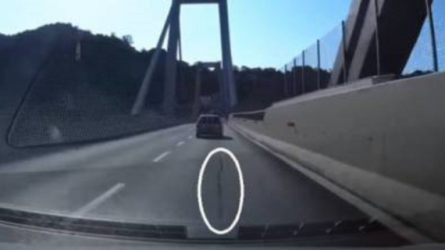 Video su Youtube svela una crepa sul ponte
