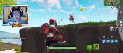 Camping Rusher in one of his recent uploads. [Image source: CampingRusher - Fortnite/YouTube]