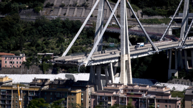 Ponte Morandi di Genova prima del crollo disastroso