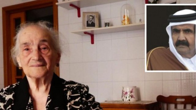 Brindisi, l'inaspettata visita dell'emiro del Qatar a nonna Teresa | corriere.it