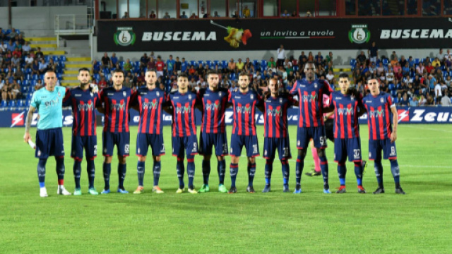 La squadra del Crotone, formazione di Serie B