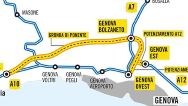 Il progetto della gronda di Genova