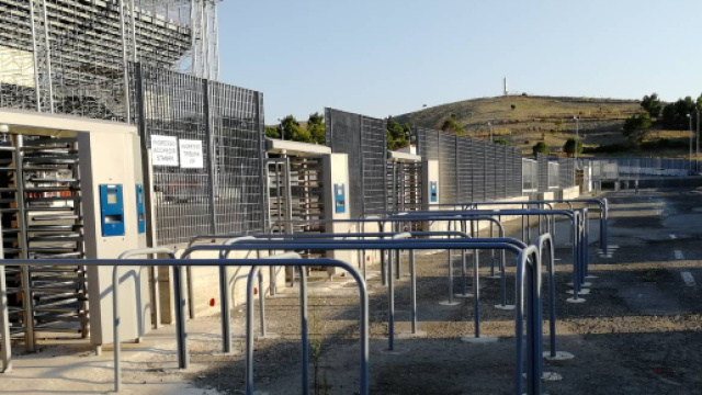 Lo stadio comunale "Ezio Scida" di Crotone