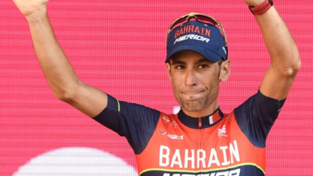 Vincenzo Nibali &egrave; al rientro dopo l'incidente al Tour de France