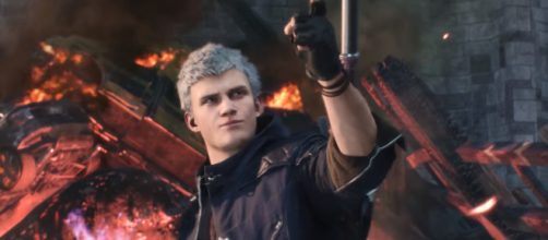 Nero joins Dante and Nico to fight a demon invasion in 'Devil May Cry 5.' - [Devil May Cry / YouTube screencap]