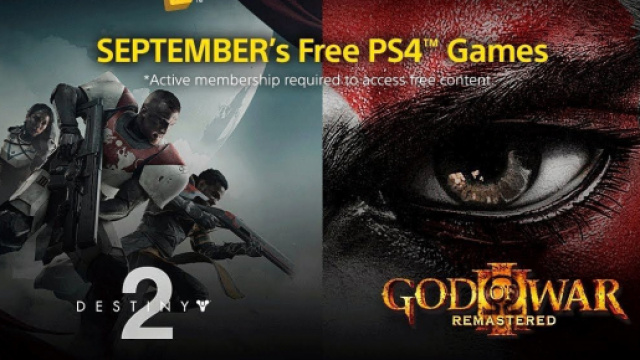 Ps Plus Settembre 2018: Destiny 2 e God Of War 3 Remastered