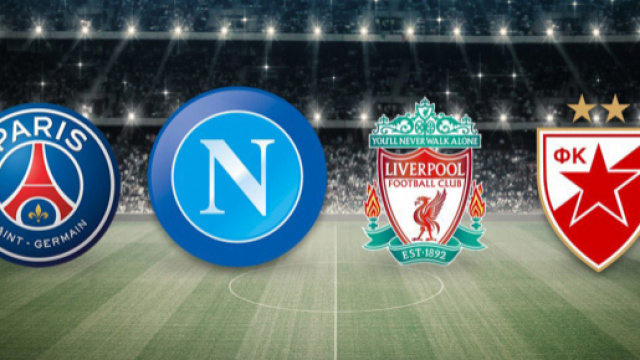 Gruppo C con PSG, Liverpool e Stella Rossa