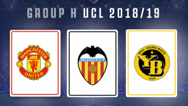 Gruppo H con Manchester United, Valencia e Young Boys