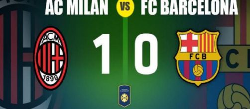 Milan derrota al FC Barcelona en la ICC