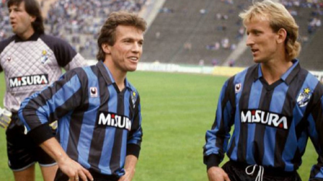 Lothar Matthaeus ed Andy Brehme: il miglior 'doppio colpo' dell'Inter nel rapporto qualit&agrave;-prezzo
