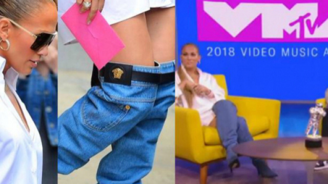 Jennifer Lopez sfoggia un 'no pants look' nello studio di 'MTV'. Blasting News