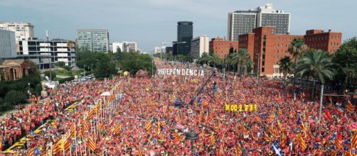EFE. Vista general de la Diada.