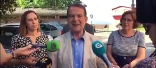 El alcalde de Vigo, Abel Caballero, en el v&iacute;deo en cuesti&oacute;n. / TWITTER