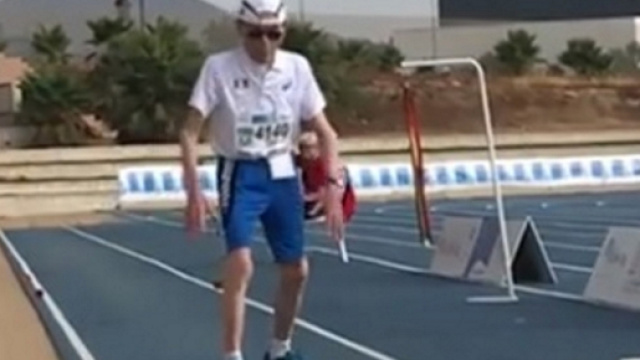 Giuseppe Ottaviani, 102 anni, campione ai Mondiali di atletica master