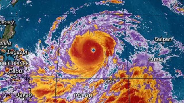 Il Super Tifone Mangkhut verso le Filippine