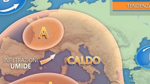 Tendenza meteo nel weekend del 15/16 settembre - fonte: 3bmeteo.com