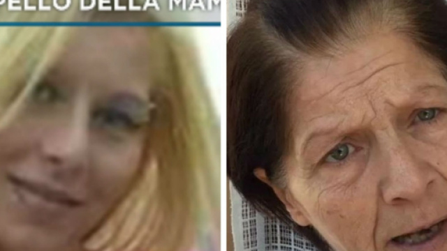 Gessica Lattuca, 27enne scomparsa da Favara. A destra la madre