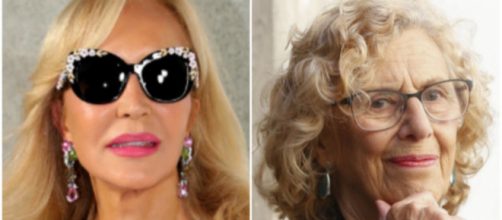 Carmen Lomana y Manuela Carmena