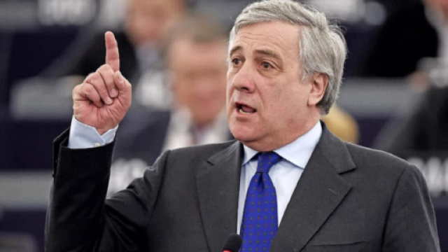 Antonio Tajani, presidente dell'Europarlamento e vice presidente di Forza Italia