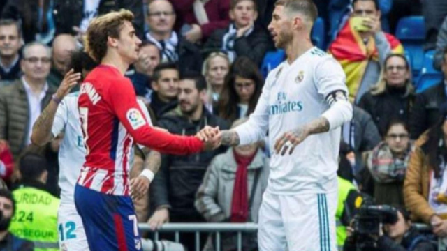 Sergio Ramos n'accepte pas que Griezmann puisse penser &ecirc;tre l'&eacute;gal de Ronaldo et Messi