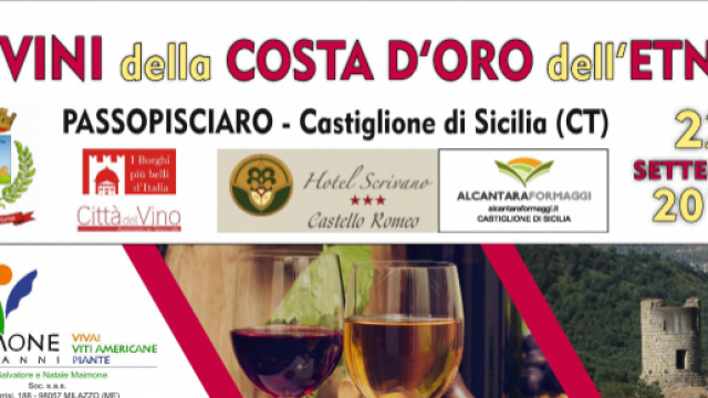 Vini della Costa d'Oro dell'Etna, locandina