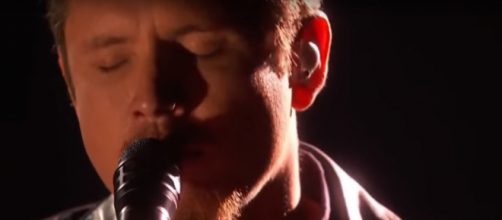 Michael Ketterer closed the night of 'America's Got Talent' finals performances on an emotional note. [Image source: Talent Recap - YouTube]