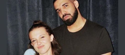 "Stranger Things" star Millie Bobby Brown gets boy advice from Drake via texting. [Image milliebobbybrown/Instagram]