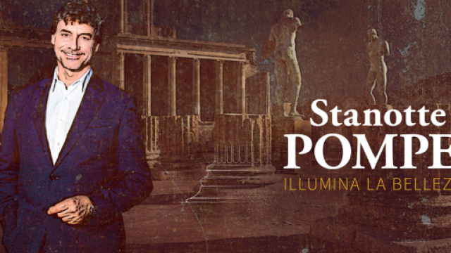 Alberto Angela conduce Stanotte a Pompei sabato 22 settembre su Rai 1 - raipubblicita.it
