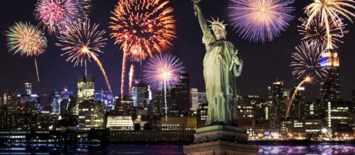 New Year's Eve fireworks in New York City
