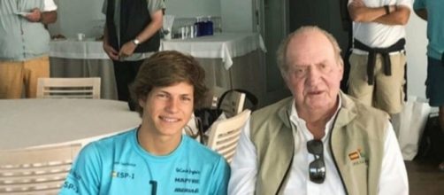 Luis Mas y Juan Carlos I en imagen