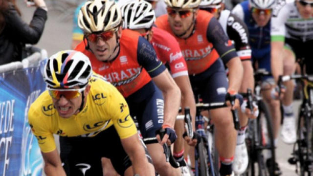 Sergio Henao impegnato alla Parigi Nizza