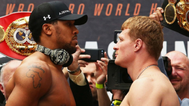 Anthony Joshua vs Alexander Povetkin, Mondiale dei pesi massimi stasera a Wembley