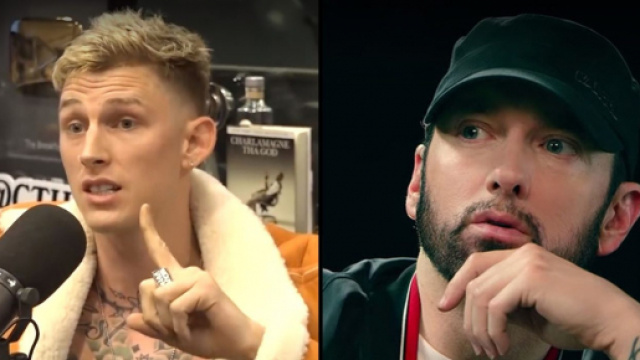MGK parla della sua faida con Eminem.