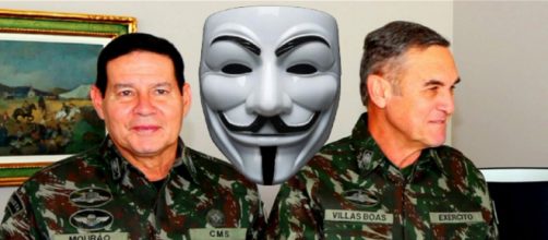 General da Reserva Hamilton Mour&atilde;o e general Eduardo Villas Boas (Foto: Reprodu&ccedil;&atilde;o/Montagem)