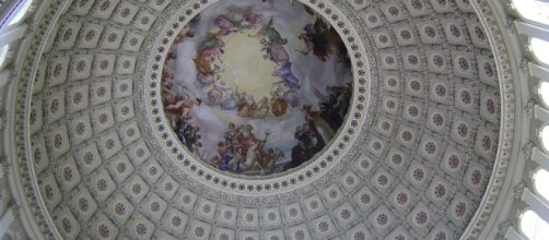 The interior of the rotunda of the U.S. Capitol Building, meeting place of the U.S. House of Representatives. [Image via likedavid - Pixabay]