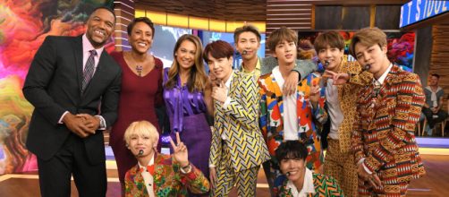 BTS performs on Good Morning America, image ABC - headlineplanet.com