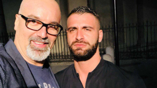 Giovanni Ciacci insieme al compagno Damiano Allotta