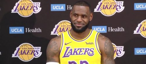 The Lakers' LeBron James leads the NBA MVP contenders for the upcoming season. - [ESPN / YouTube screencap]