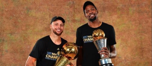 Will Steph, KD, and the star-studded Warriors capture a third-straight NBA title? - [NBA / YouTube screencap]