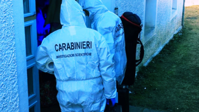 I Carabinieri del Ris hanno effettuato tutti i controlli.