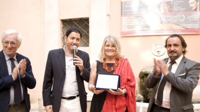 premiazione a Spoleto con Rina Del Bono