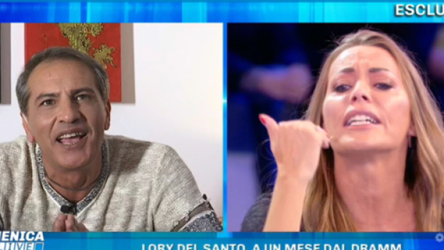 Domenica Live, insulti tra Lorenzo Crespi e Karina Cascella