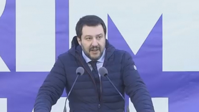 Matteo Salvini sta con Mancini (Ph. Wikimedia Commons - Lega Salvini Premier)