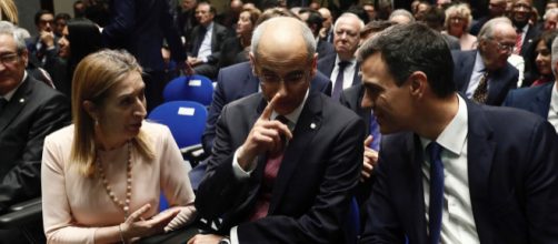 Pedro S&aacute;nchez, Ana Pastor y Pio Garc&iacute;a Escudero celebran los 40 a&ntilde;os de la Constituci&oacute;n