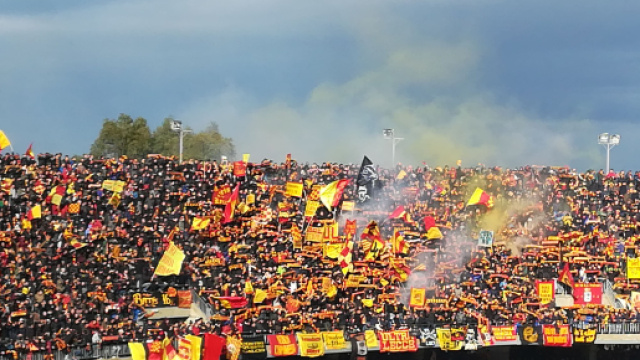 La Curva Nord. di Lecce. Foto LuLecce