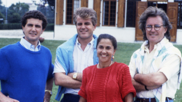 La famiglia Benetton in una immagine di alcuni anni fa