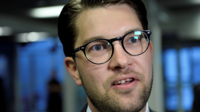 Jimmie Akesson, leader del partito di estrema destra svedese.