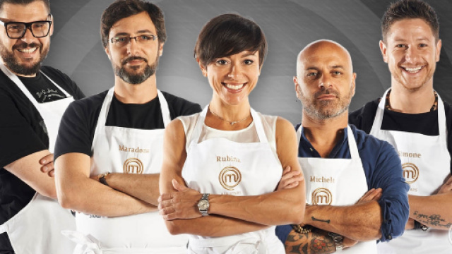 I cinque finalisti di Masterchef All Stars